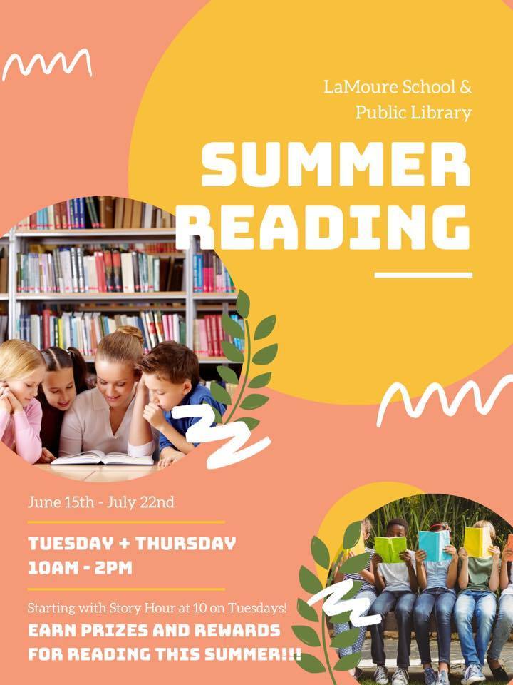 Summer Reading Program LaMoure Public School